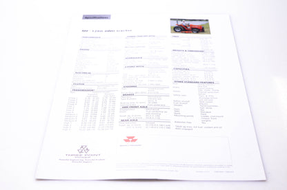 Agco Corporation 3768165M1 MF 1260-4WD Tractor Brochure NOS