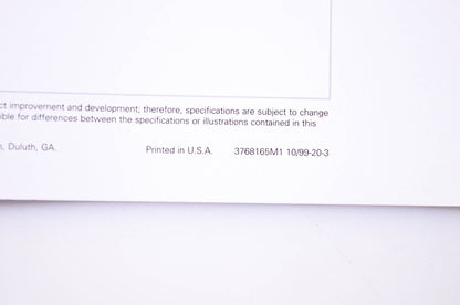 Agco Corporation 3768165M1 MF 1260-4WD Tractor Brochure NOS