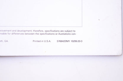 Agco Corporation 3768420M1 MF 1205-4WD Tractor Brochure NOS