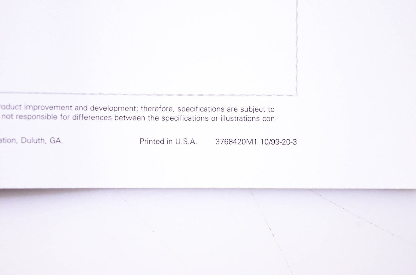 Agco Corporation 3768420M1 MF 1205-4WD Tractor Brochure NOS