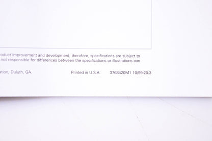 Agco Corporation 3768420M1 MF 1205-4WD Tractor Brochure NOS