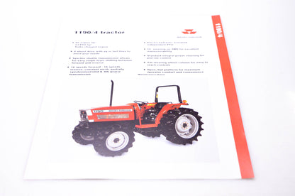 Massey Ferguson 3768158M1 Massey Ferguson 1190/4 Tractor Brochure NOS