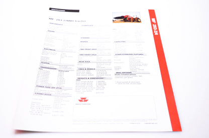 Massey Ferguson 3768434M1 Massey Ferguson 283-2/4 Tractor Brochure NOS