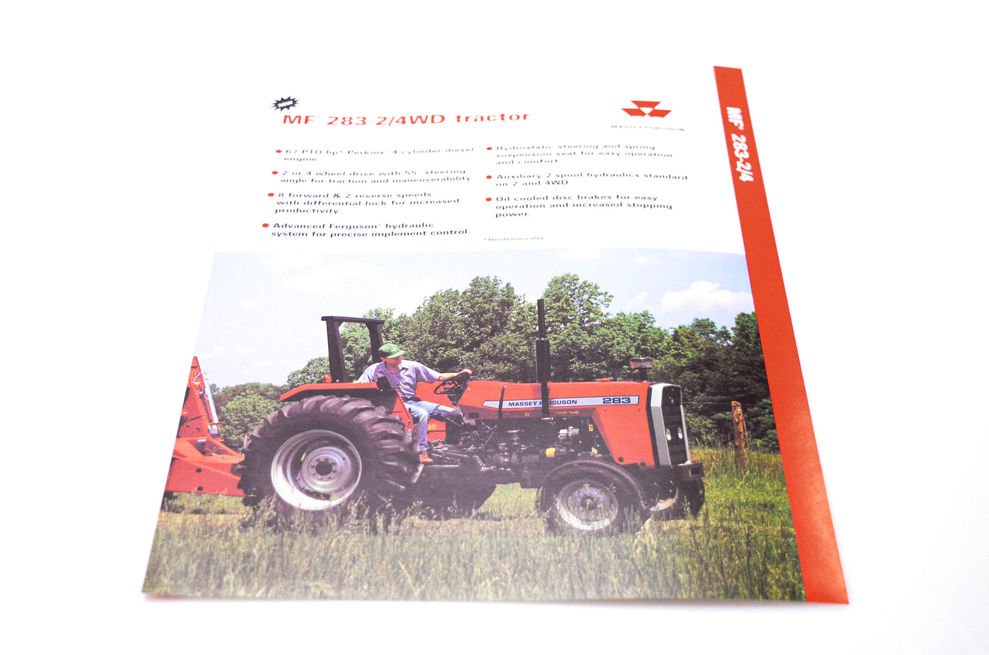 Massey Ferguson 3768434M1 Massey Ferguson 283-2/4 Tractor Brochure NOS