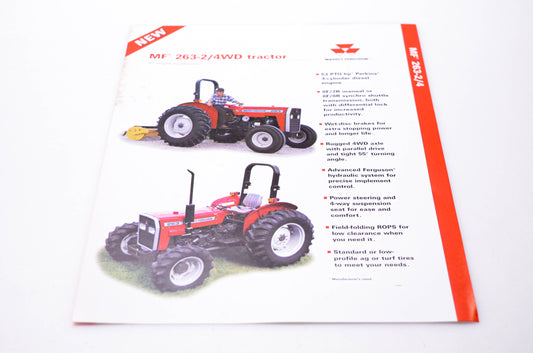 Massey Ferguson 3768483M1 Massey Ferguson 263-2/4WD Tractor Brochure