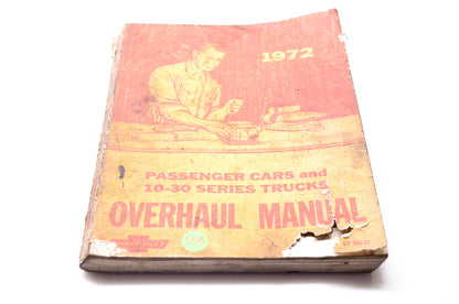 Chevrolet ST 333-72 1972 Passenger Cars & 10-30 Series Trucks Overhaul Manual