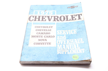 Chevrolet ST 329-75 1975 Chevrolet Service & Overhaul Manual Supplement