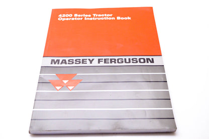 Massey Ferguson 1857 100 4200 Series Tractor Operator Instruction Book