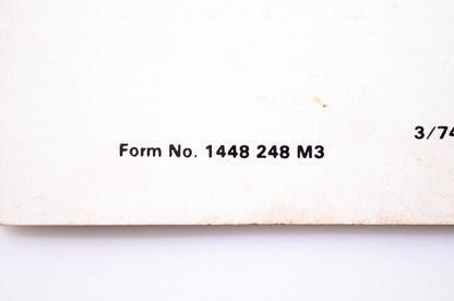 Massey Ferguson 1448 248 M3 Operator's Manual