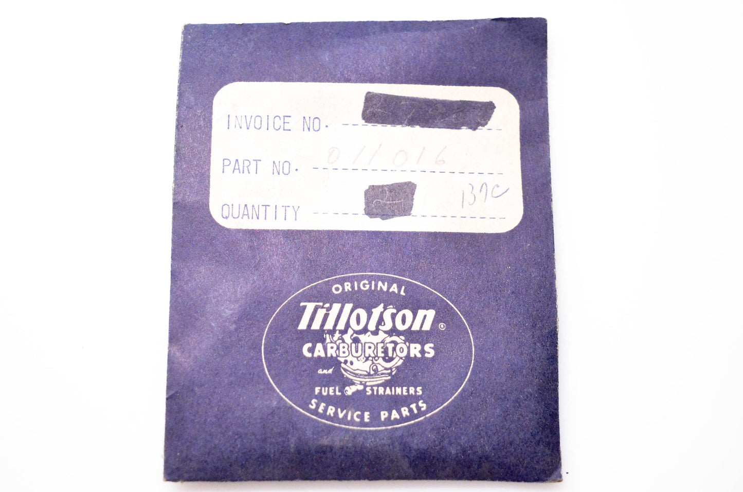 Tillotson 011016 High Speed Mixture Screw NOS
