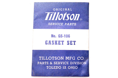 Tillotson GS-106 Gasket Kit NOS