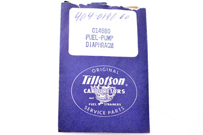 Tillotson 014880 Fuel Pump Diaphragm NOS