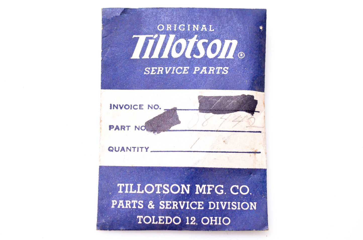 Tillotson 08442 Mixture Screw NOS