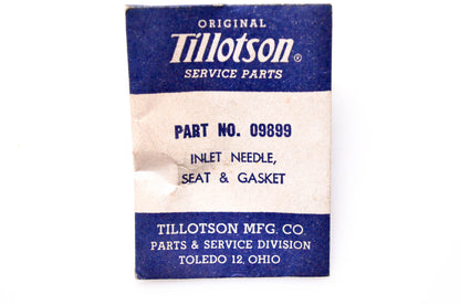 Tillotson 09899 Inlet Needle Seat & Gasket Kit NOS