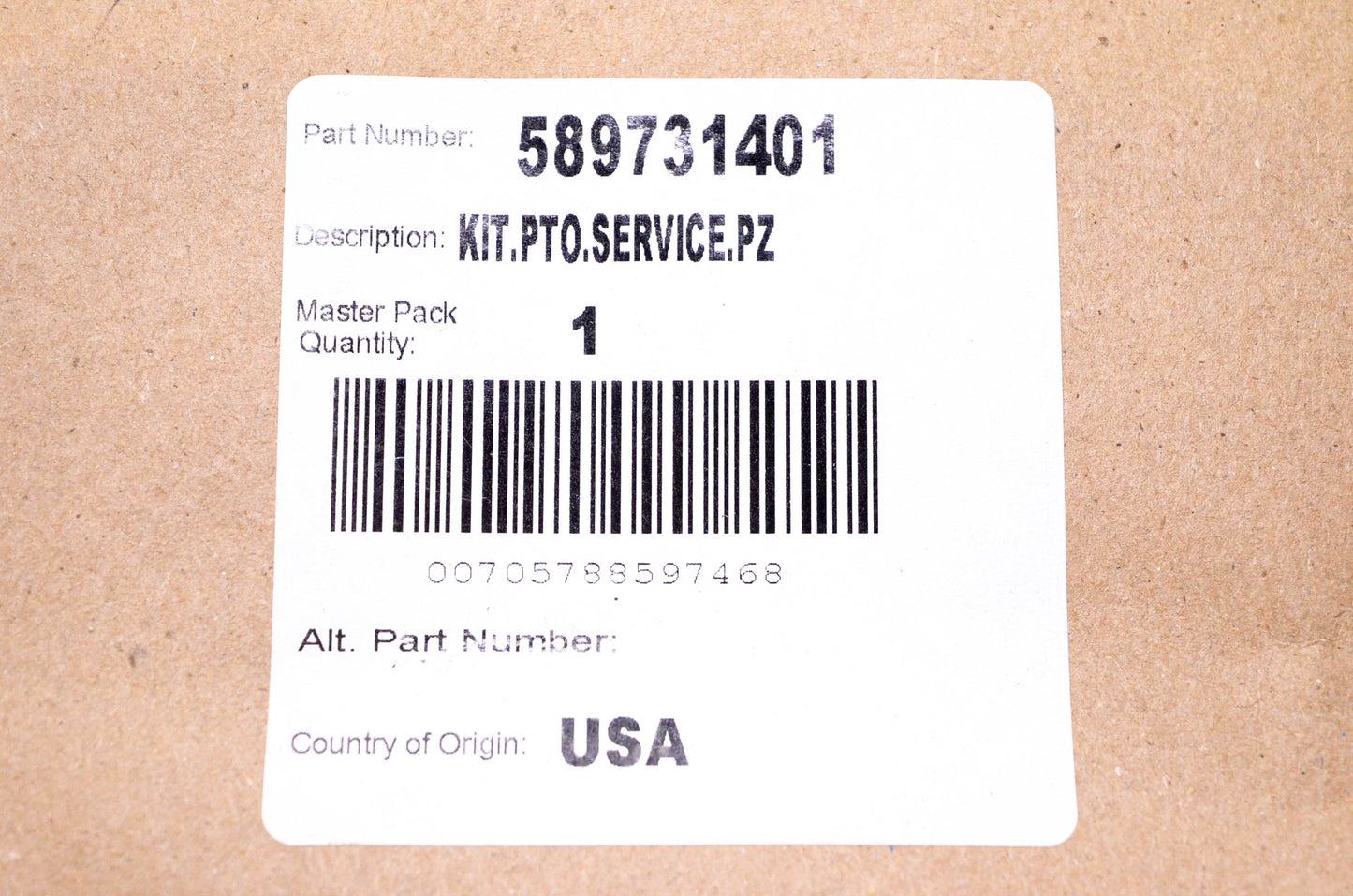 New OEM Husqvarna 589731401 PTO Service Kit NOS