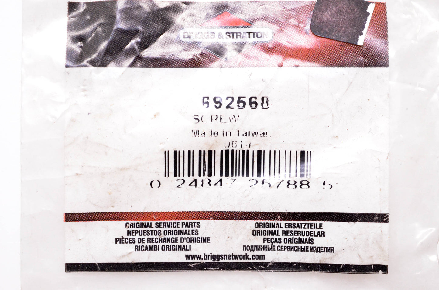 New OEM Briggs & Stratton 692568 Screw NOS
