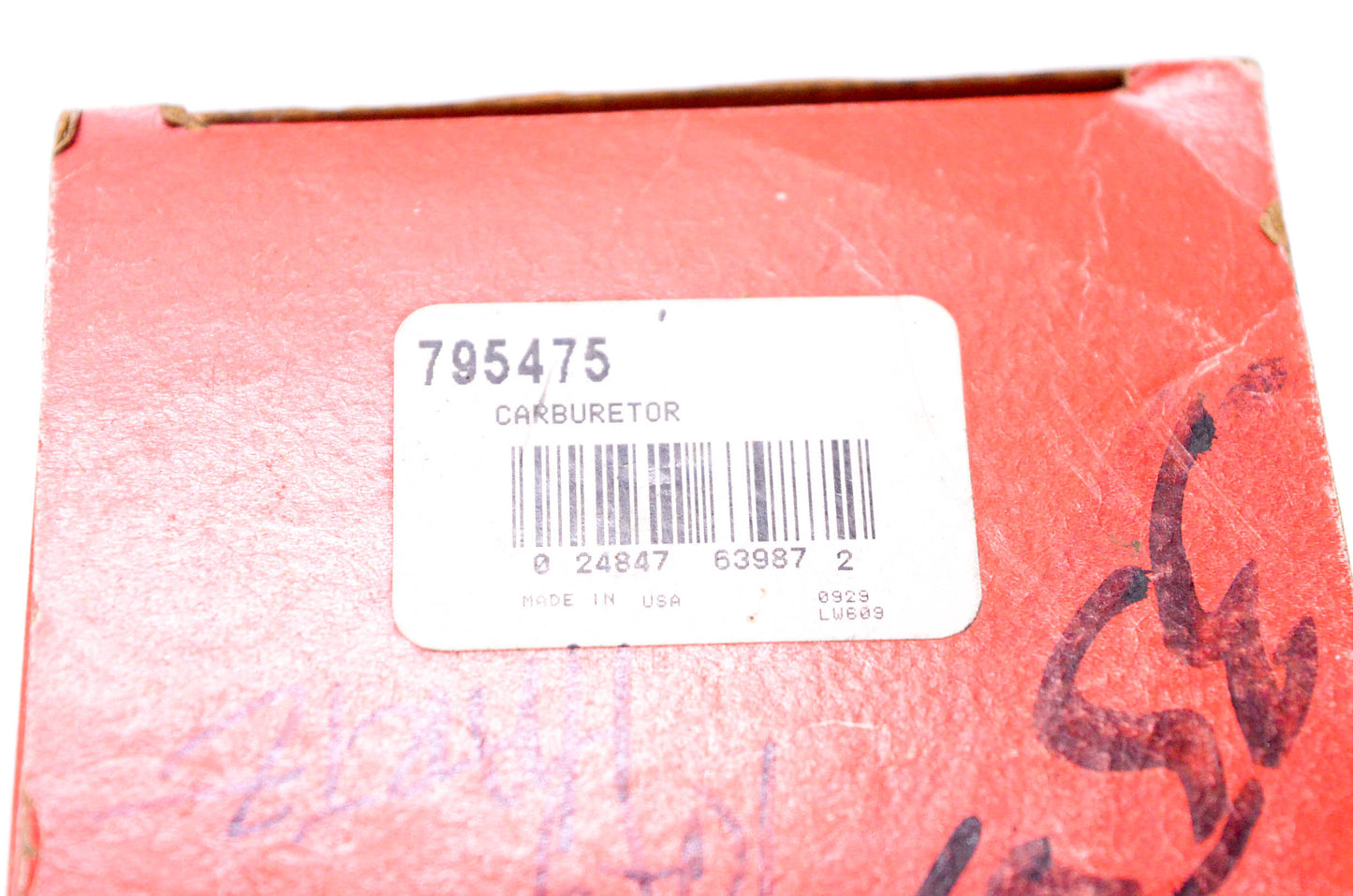 New OEM Briggs & Stratton 795475 Carburetor Kit NOS