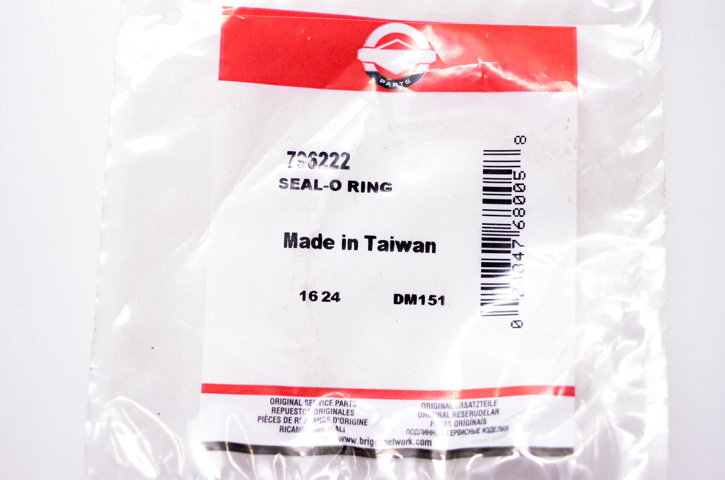 New OEM Briggs & Stratton 796222 O Ring Seal NOS