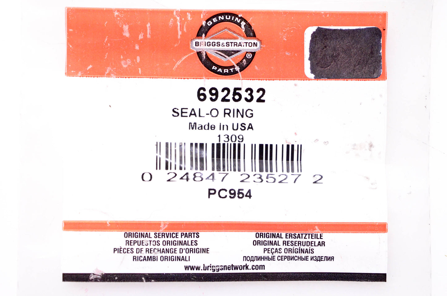 New OEM Briggs & Stratton 692532 O Ring Seal NOS
