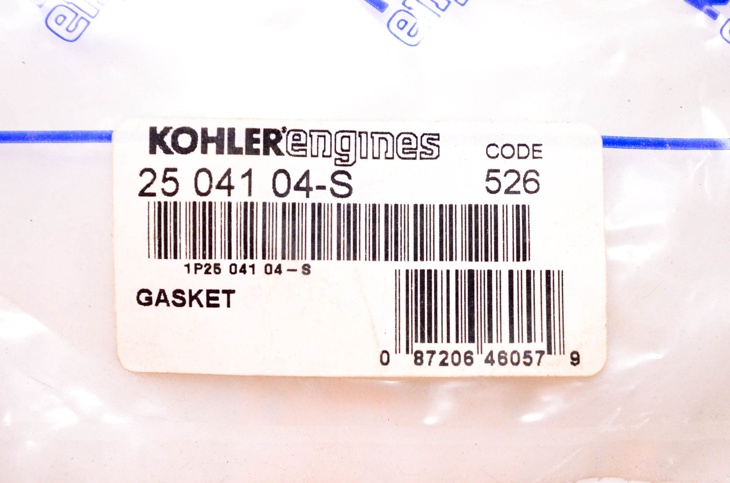 Kohler 25 041 04-S Gasket NOS