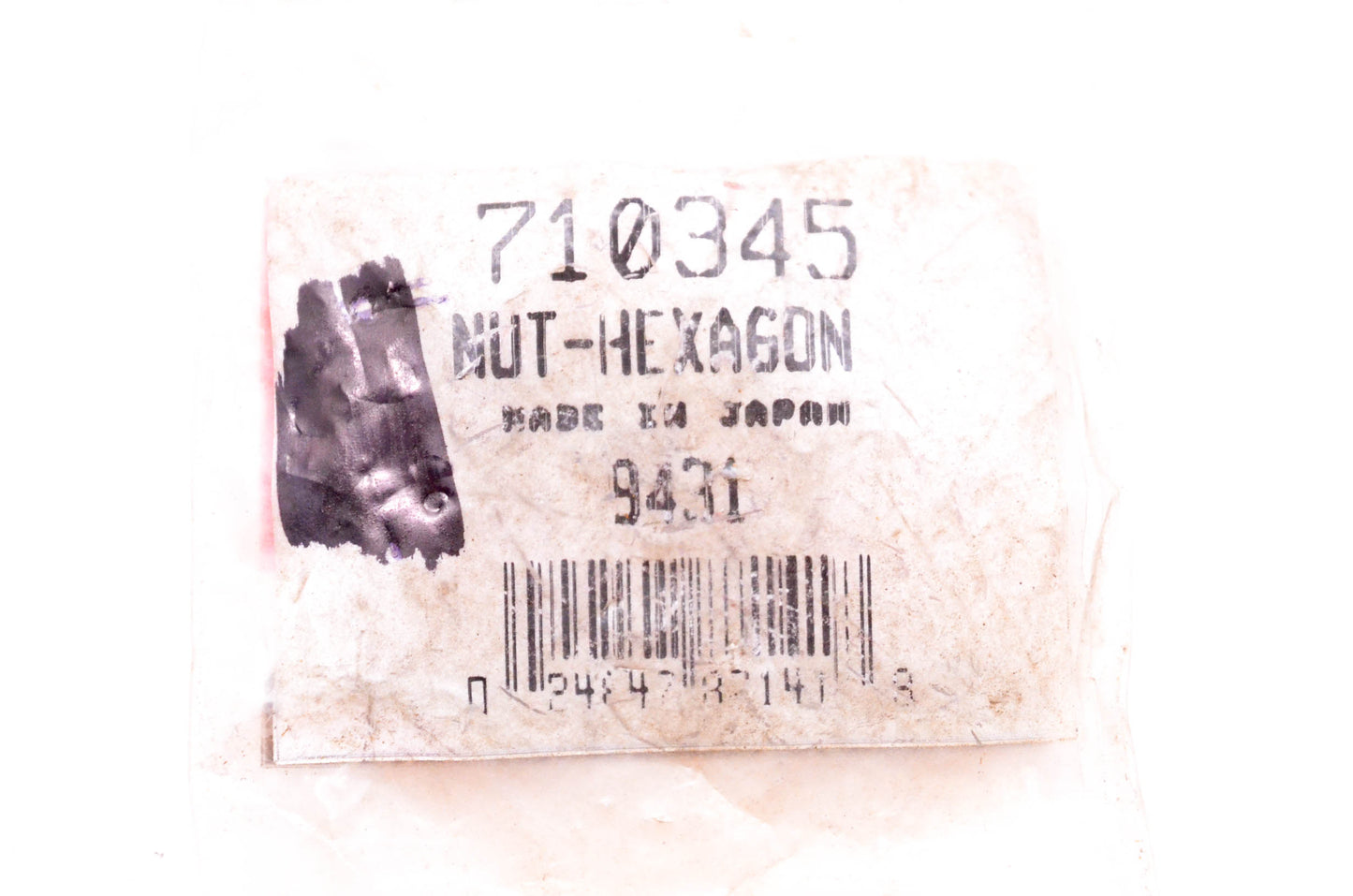 New OEM Briggs & Stratton 710345 Hexagon Nut NOS