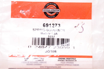 New OEM Briggs & Stratton 691273 Governor Spring NOS
