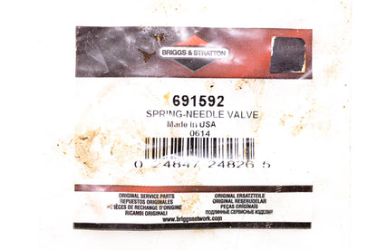 New OEM Briggs & Stratton 691592 Needle Valve Spring NOS