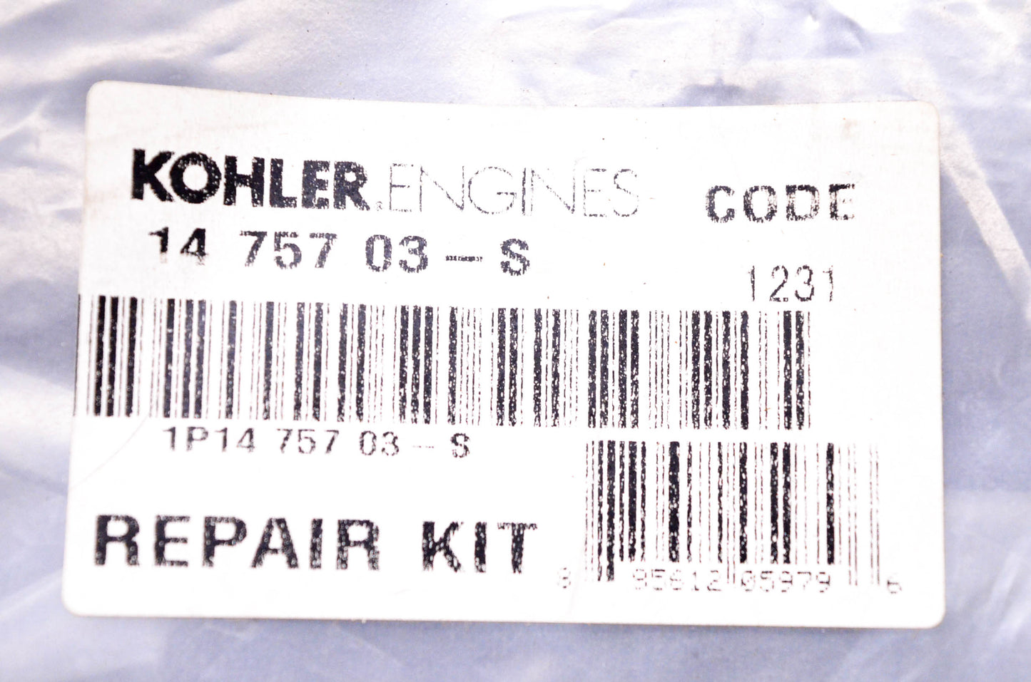 Kohler 14 757 03-S Repair Kit NOS