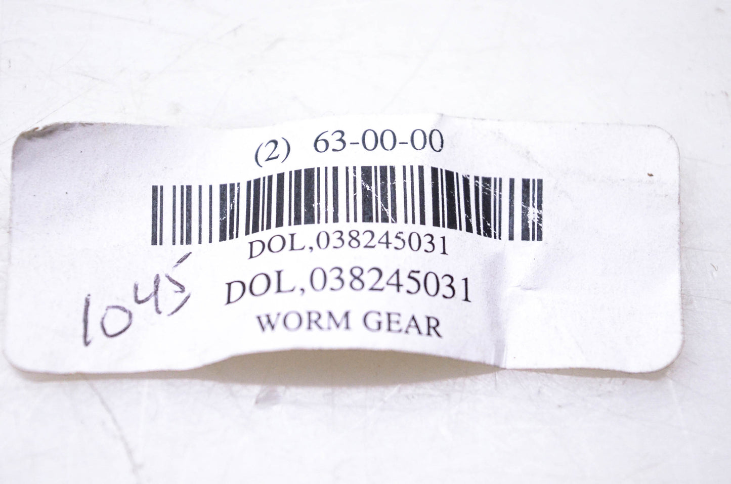 Makita 038245031 Worm Gear NOS