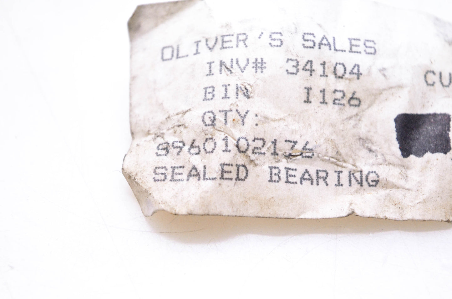Dolmar 960102176 Sealed Bearing NOS