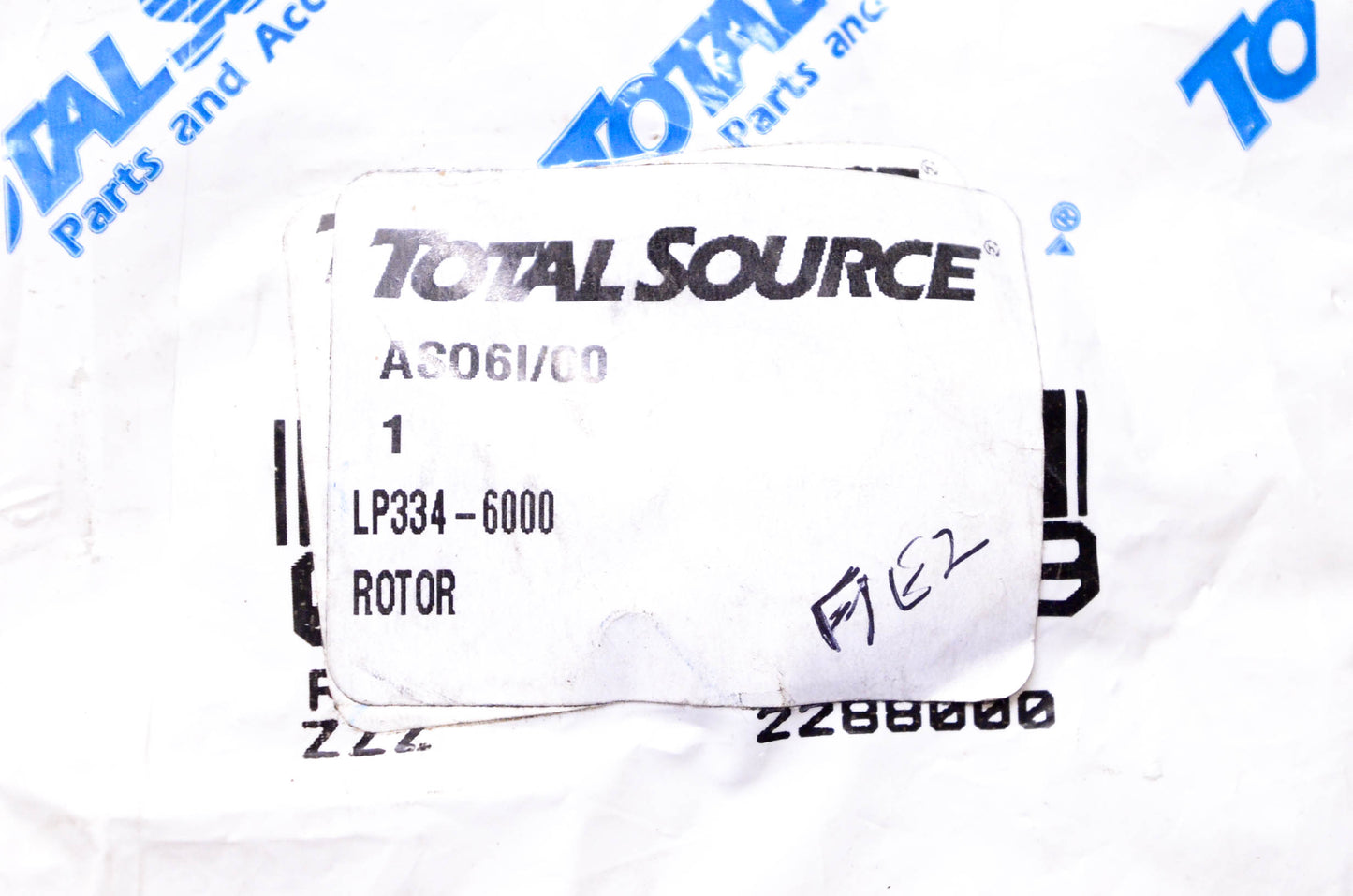 Total Source 334-6000 Rotor NOS