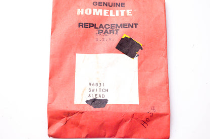 Homelite 96831 Switch & Lead NOS