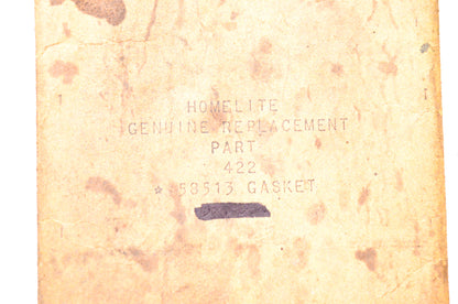Homelite 58513 Gasket NOS