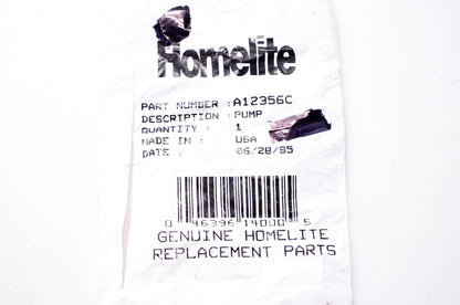 Homelite A12356C Chainsaw Plunger NOS