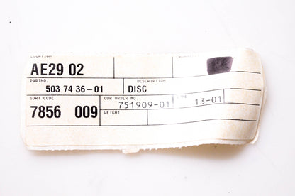 New OEM Husqvarna 503 74 36-01, 503743601 Disc NOS