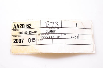 New OEM Husqvarna 502 40 93-01, 502409301 Clamp NOS