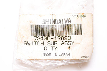 Shindaiwa 72435-12820 Switch Sub Assembly NOS