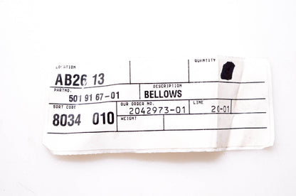 New OEM Husqvarna 501 91 67-01, 501916701 Bellow NOS