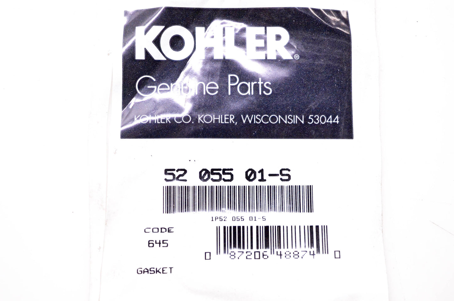 Kohler 52 055 01-S Gasket NOS