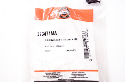 New OEM Briggs & Stratton 313471MA Spring Ext. 75 OD X .06 NOS