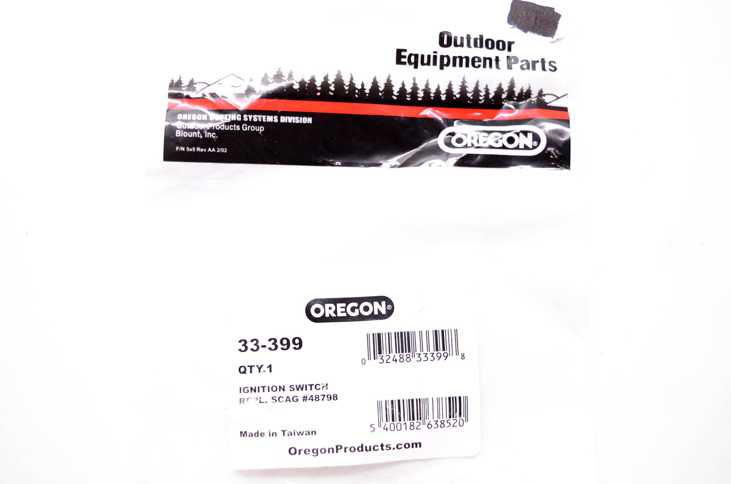 Oregon 33-399 Ignition Switch NOS