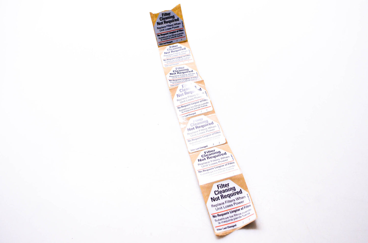 New OEM Stihl 4238 967 4400 Filter Maintenance Sticker NOS
