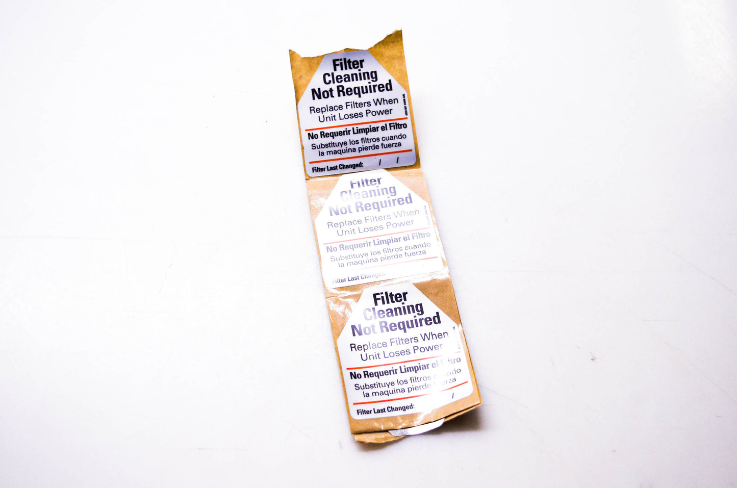 New OEM Stihl 4238 967 4400 Filter Maintenance Sticker NOS