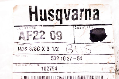 New OEM Husqvarna 539 10 27-54 Screw NOS