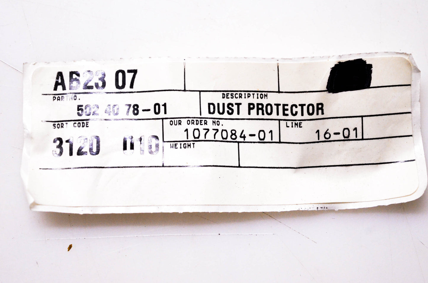 New OEM Husqvarna 502 40 78-01 Dust Protector NOS