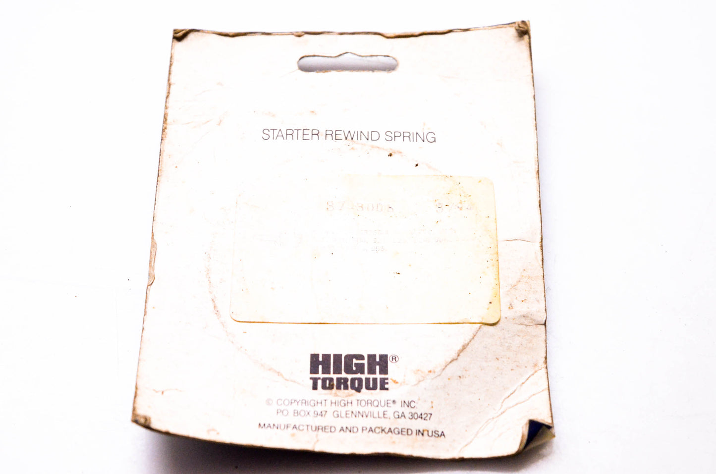 High Torque 37-3006 Starter Rewind Spring NOS