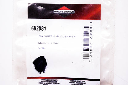 New OEM Briggs & Stratton 692081 Air Cleaner Gasket NOS