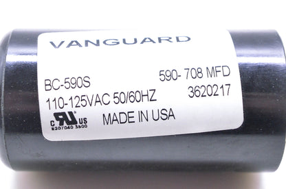 Vanguard BC-590S Electric Motor Start Capacitor NOS