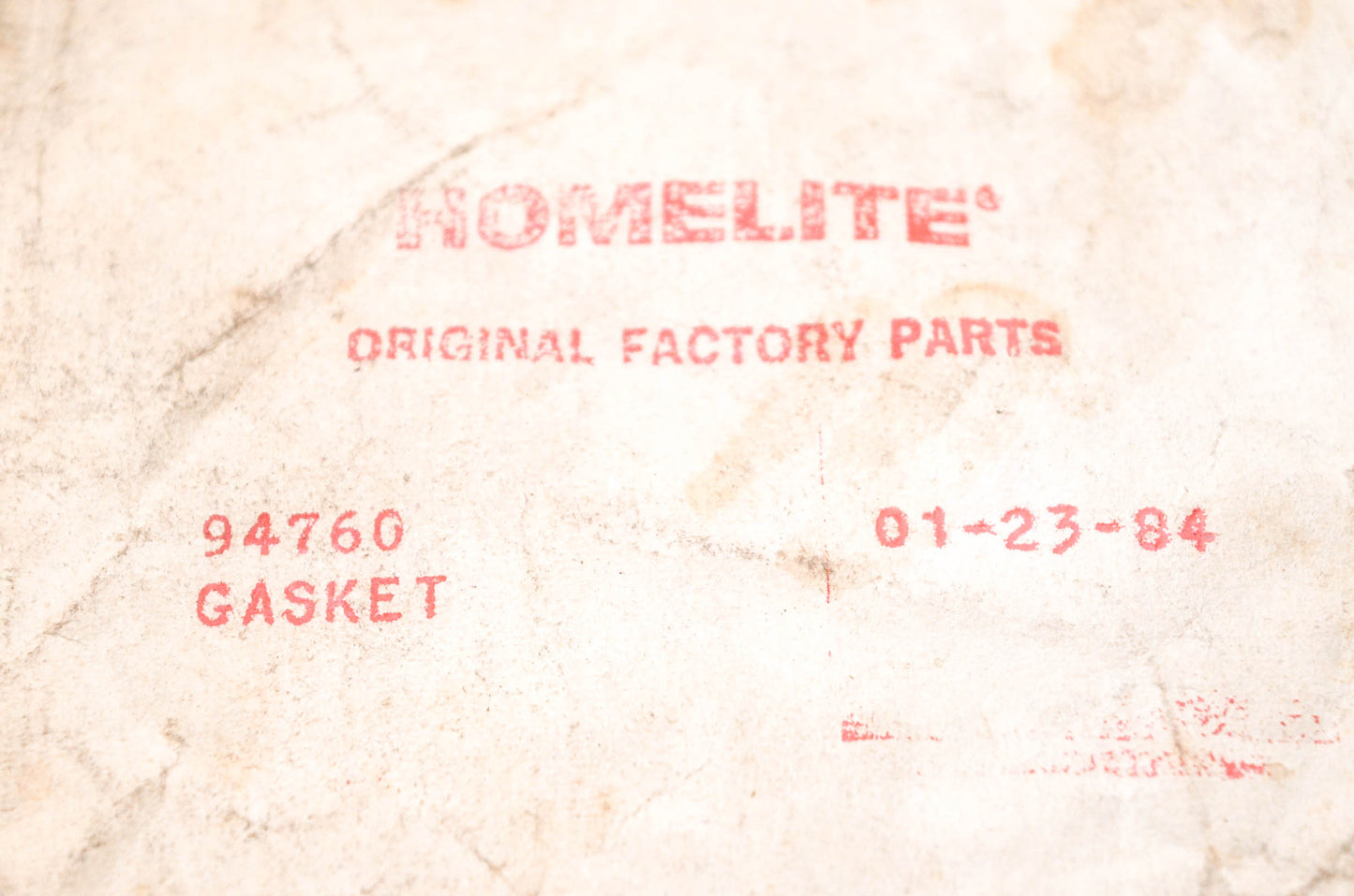 Homelite 94760 Gasket NOS