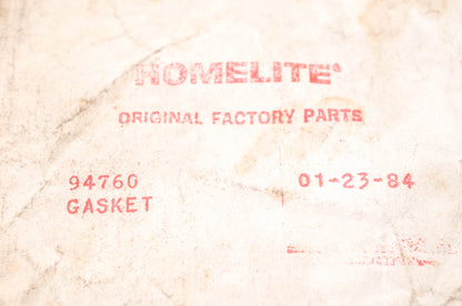 Homelite 94760 Gasket NOS